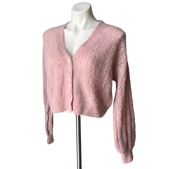 NWOT, Free People Amelia Alpaca Blend Cardigan, Sz S - Picture 5 of 13